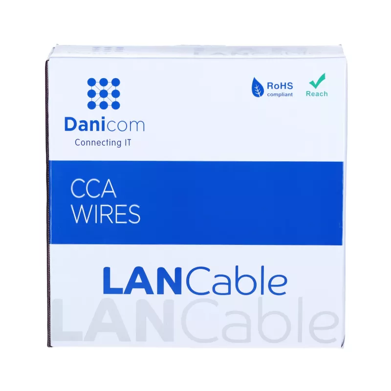 DSIT CAT5e F/UTP Cable de red con conductor sólido 100m gris