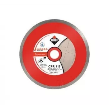 RUBI DIAL DIAM. CPR 115 SUPERPRO Disco de corte diamantado con borde continuo para porcelánico y piedra