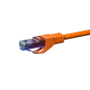 Cable de conexión DSIT UTP CAT6a, 0,25 m, naranja, 100 % cobre (DC-U6A6-002)
