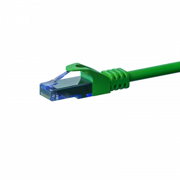 DSIT CAT6a U/UTP 100% cobre cable de conexión 0,5 m verde