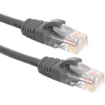 DSIT CAT6a U/UTP 100% cobre cable de conexión Ethernet, 1,5 m, gris