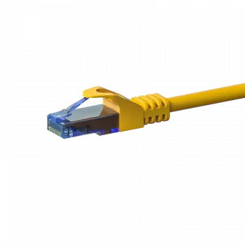 DSIT CAT6a U/UTP 100% cobre cable de conexión Ethernet, 1,5 m, amarillo