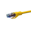 DSIT CAT6a U/UTP 100% cobre cable de conexión Ethernet, 1,5 m, amarillo