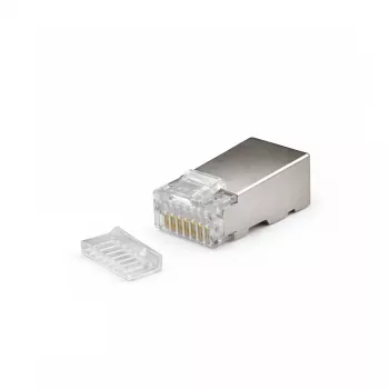 DSIT Conector de red RJ45 FTP CAT6 para cable flexible - 10 uds.