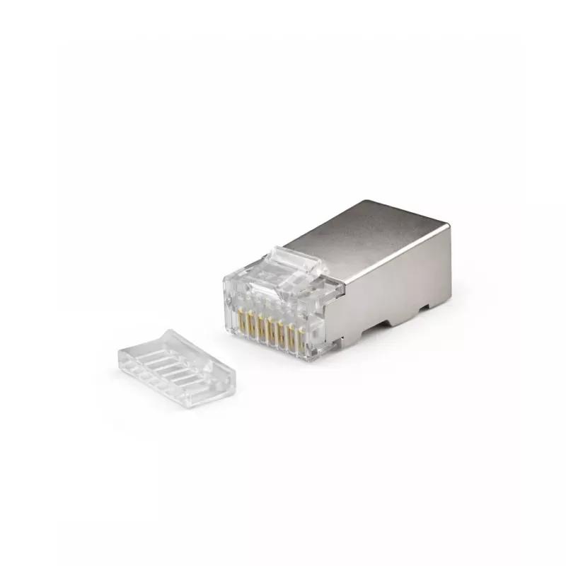 DSIT Conector de red RJ45 FTP CAT6 para cable flexible - 10 uds.
