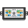 DSIT DANICOM Toma de conexión a internet CAT6 (DS-CAT6-JB) – Conector hembra LSA 10G PoE++, Blanco