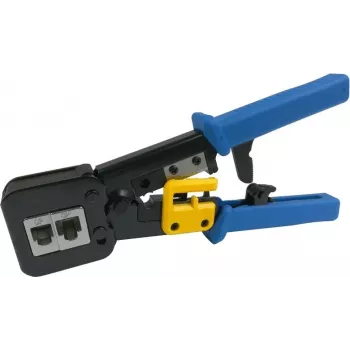 DSIT Alicate de crimpar RJ45 pasante con cortacables y pelacables (DC-TOOL-RJ45-PT)