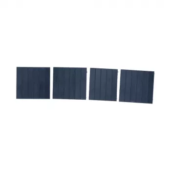 DSIT Tapas de carcasa para carril DIN 3U, pack de 4, Gris