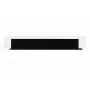 DSIT Panel pasacables con cepillo de nailon 19 pulgadas 1U para armarios de pared - Blanco