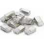 DSIT DANICOM Conector de red pasante RJ45 FTP CAT6 para cable flexible, pack de 10