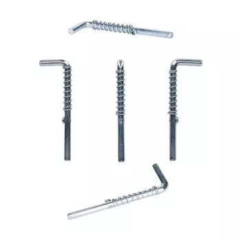 DSIT DS-LP Pasador de seguridad de liberación rápida con muelle, 8 mm de diámetro, 45 mm de longitud útil, acero galvanizado