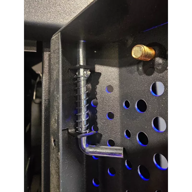 DSIT DS-LP Pasador de seguridad de liberación rápida con muelle, 8 mm de diámetro, 45 mm de longitud útil, acero galvanizado