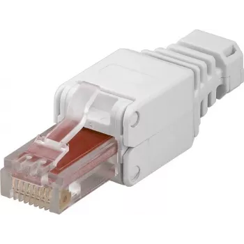 DSIT DANICOM Conector de red RJ45 UTP CAT6 sin herramientas para cable trenzado y sólido (DC-RJ45-UTP6-TL)