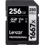 Lexar Professional 256GB SDXC UHS-II U3 V60 Tarjeta de memoria 1667x