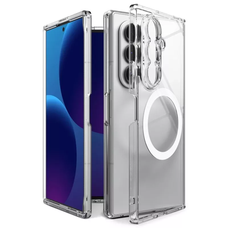 Ringke Fusion Magnetic MagSafe funda para Samsung Galaxy Z Fold 8 Ultra - transparente