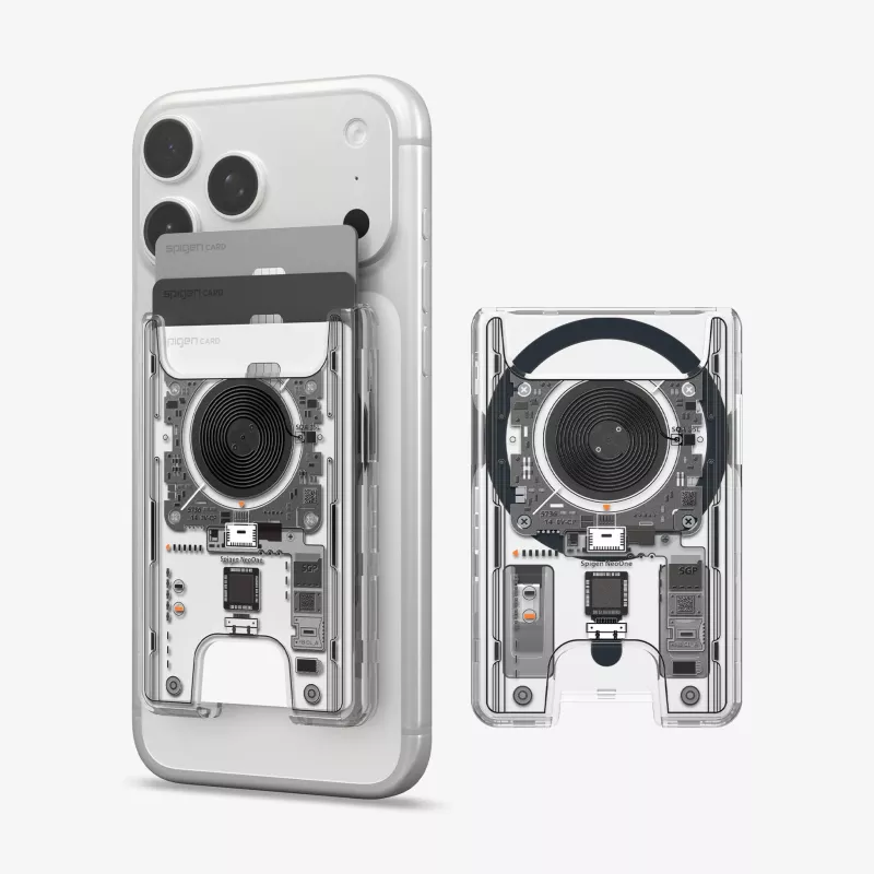 SPIGEN Ultra Hybrid Wallet MagSafe soporte magnético para tarjetas NEO One - negro