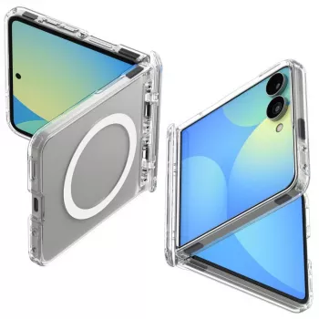 SPIGEN Ultra Hybrid Pro MagSafe Galaxy Z Flip8 transparente/blanco
