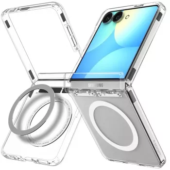 SPIGEN Ultra Hybrid Pro MagSafe Galaxy Z Flip8 transparente/blanco