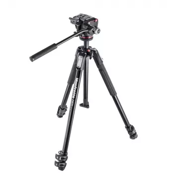 Manfrotto MK190X3-2W trípode de aluminio con rótula fluida XPRO