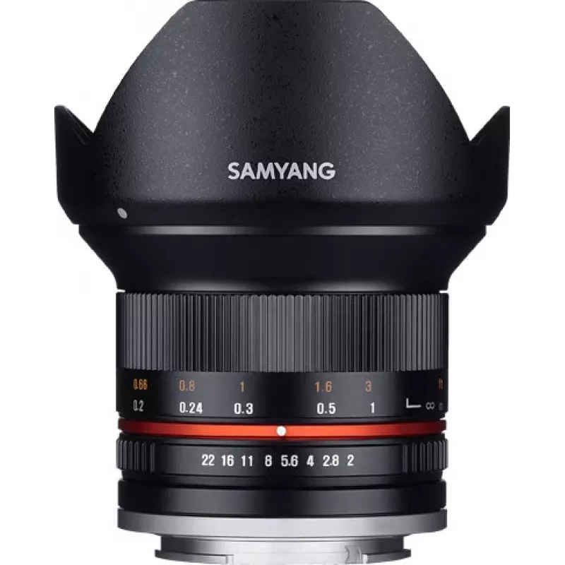 Objetivo Samyang 12mm f/2.0 NCS CS para Fujifilm (F1220510101)