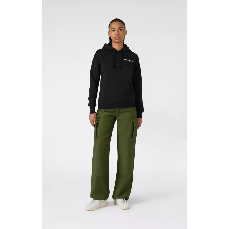 Champion sudadera con capucha para mujer negra L
