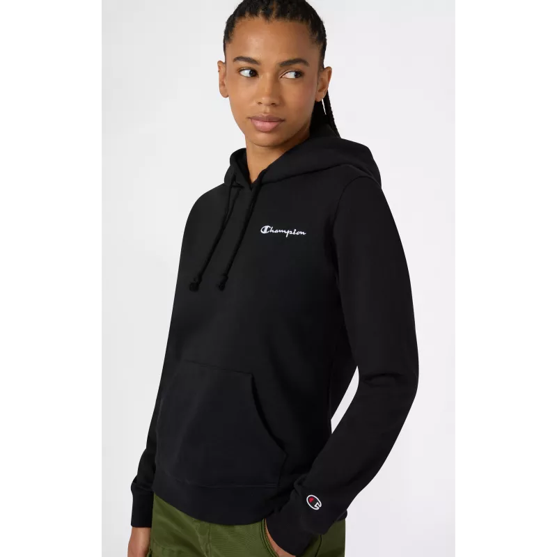 Champion sudadera con capucha para mujer negra L