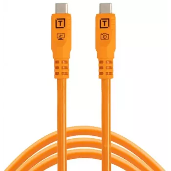 Tether Tools TetherPro USB-C Optima 10G Recto Naranja 3m