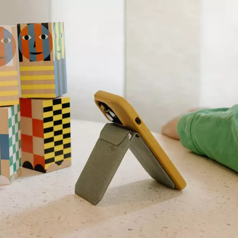 Cartera con soporte Peak Design Mobile, verde salvia (M-WA-AB-SG-1)