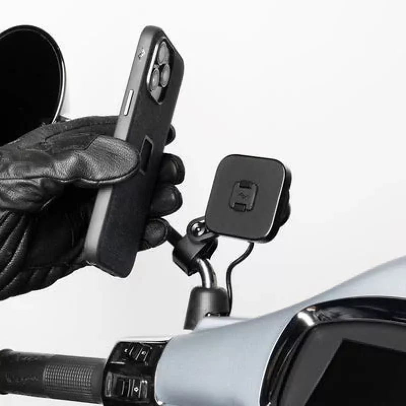 Soporte de espejo para moto con función de carga Peak Design Mobile (M-MM-AK-BK-1)