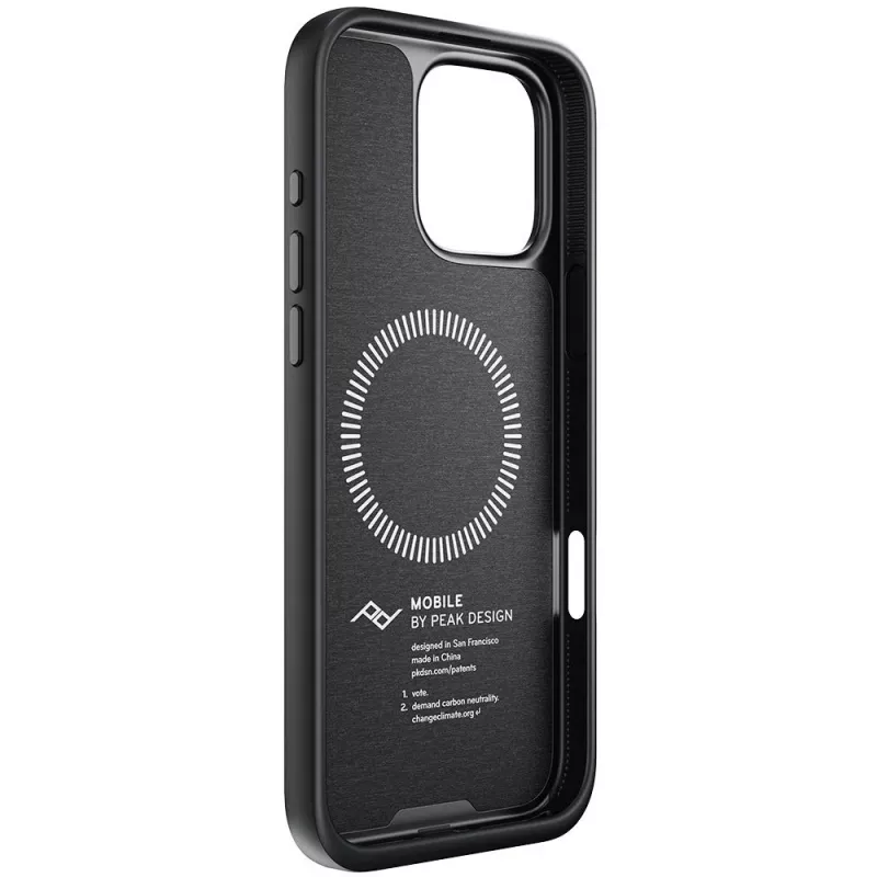 Funda con correa Peak Design Mobile Everyday para Apple iPhone 16 Pro Max, antracita (M-LC-BV-CH-1)