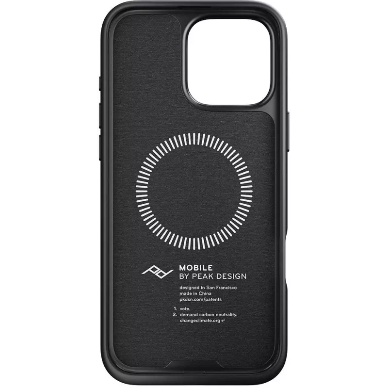 Funda con correa Peak Design Mobile Everyday para Apple iPhone 16 Pro Max, antracita (M-LC-BV-CH-1)