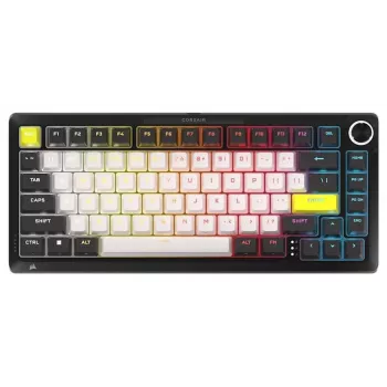 CORSAIR MAKR PRO 75 teclado gaming de efecto Hall, carcasa de aluminio, tasa de sondeo de 8000 Hz, carbono (CH-91CE21G-NA)