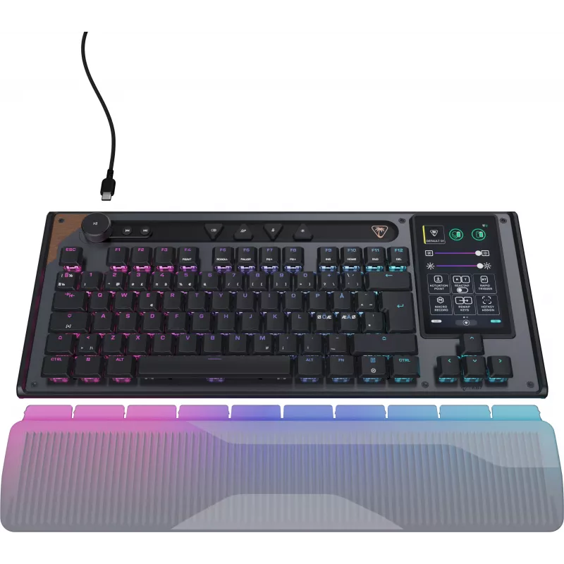 Teclado Turtle Beach Command KB7 TKL, distribución nórdica, negro (TBK-2004-02-NO)