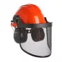 CLICS casco de protección con visera de malla y protectores auditivos Climax 43