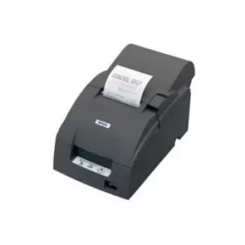 Epson TM-U220A impresora matricial de recibos bicolor, serie, cortador automático, gris oscuro