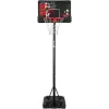 CANASTA DE BALONCESTO HOT SHOT - Canasta de baloncesto portátil, altura ajustable 165-220 cm, tablero de policarbonato 75x50 cm, aro de acero, base rellenable, para exterior