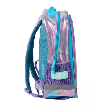 KIDS Wow Holo mochila escolar holográfica 14L A4 niña tornasolada