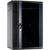 Armario de servidor para pared DSIT 18U con puerta de cristal 600x450x900 mm (DS6418)