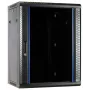Armario de servidor para pared DSIT DS6615 15U con puerta de cristal, 600x600x770 mm, negro