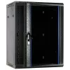 Armario de servidor para pared DSIT DS6615 15U con puerta de cristal, 600x600x770 mm, negro