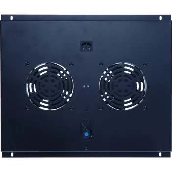 Unidad de ventiladores para rack de servidor DSIT DS-FT60 con 2 ventiladores y termostato para armarios de 600 mm de profundidad