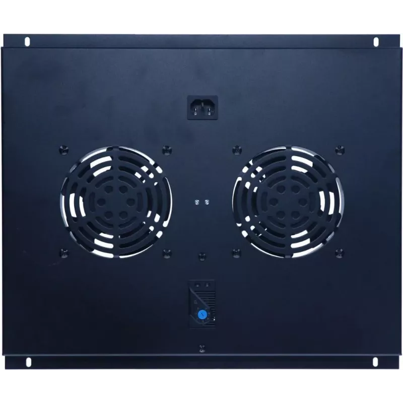 Unidad de ventiladores para rack de servidor DSIT DS-FT60 con 2 ventiladores y termostato para armarios de 600 mm de profundidad