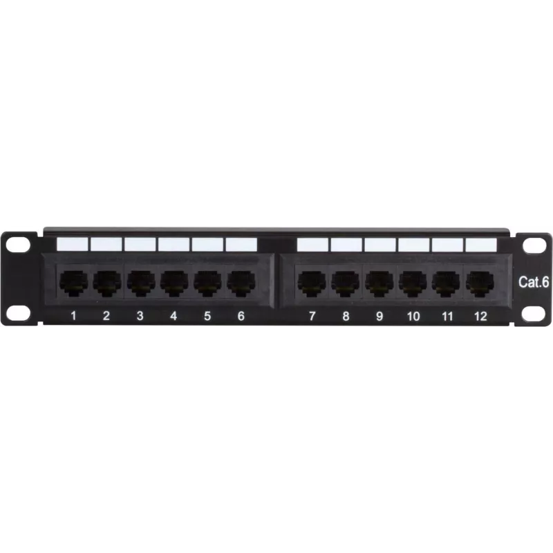 Panel de parcheo DSIT DS-10Patch6-12UTP 10