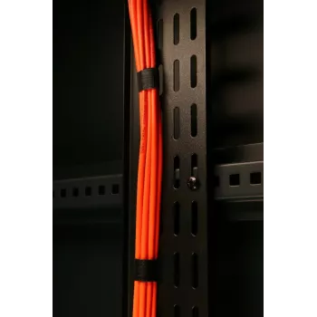 Panel de gestión de cables vertical DS-IT 37U negro (DS-CABLETRAY-37U)