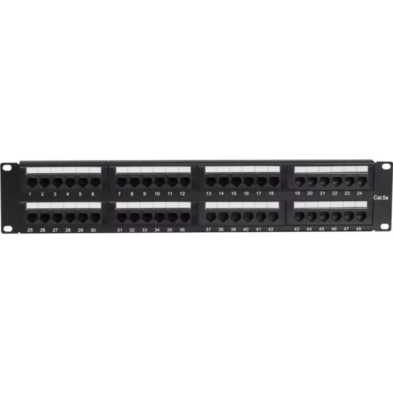 DS-IT panel de parcheo de red CAT 5e UTP, 19