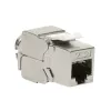DSIT CAT6a STP Keystone Jack módulo RJ45 sin herramientas
