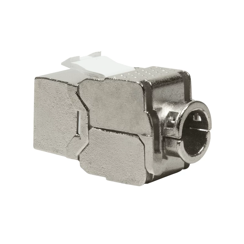 DSIT CAT6a STP Keystone Jack módulo RJ45 sin herramientas