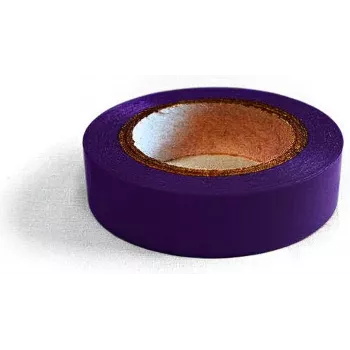 DSIT DC-Tape-Purple cinta aislante de PVC autoadhesiva, 10 m x 19 mm, violeta
