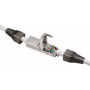 DSIT conector STP CAT6a RJ45 sin herramientas - apantallado, 10G, Slim