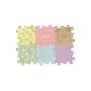 MUFFIK Set de alfombrilla sensorial ortopédica 6 en 1 Baby Pastel – 6 piezas de puzzle